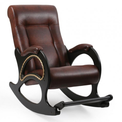 Кресло-качалка №44 с подножкой, лоза