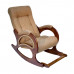 Кресло-качалка №44 с подножкой, лоза